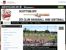 Tablet Screenshot of 23club.com